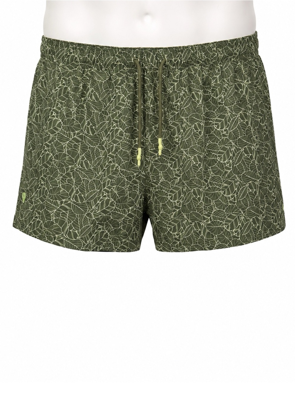 Size XL Sunset X Vine Men’s Micro Fiber Printed‎ Swim Trunks Green Leaf